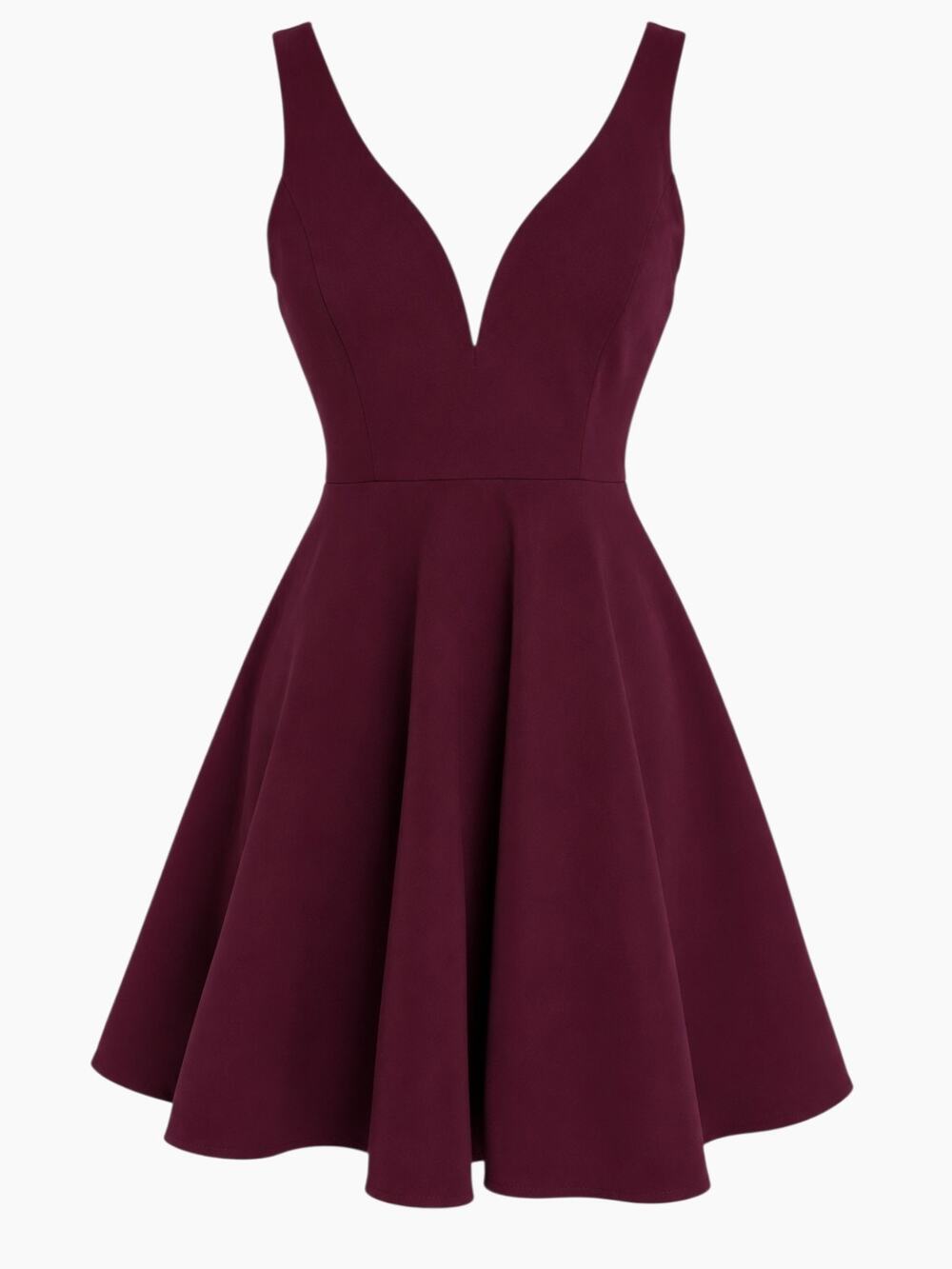 Lulu’s Love Galore Plum Skater Dress Women’s SZ M